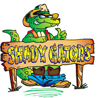 Shady Gators Lazy Gators